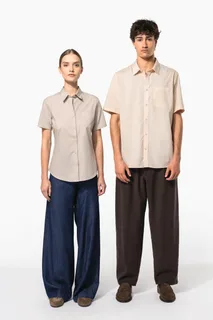 Kariban Men's easy-care short sleeve polycotton poplin shirt – foto 11