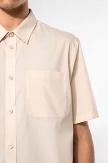 Kariban Men's easy-care short sleeve polycotton poplin shirt – foto 3