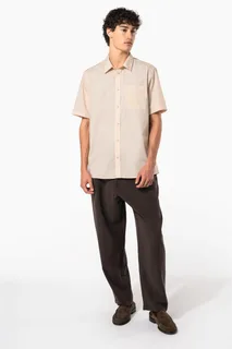 Kariban Men's easy-care short sleeve polycotton poplin shirt – foto 7