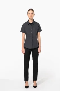 Kariban K544 | Dames poplin blouse korte mouwen – foto 6