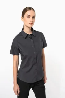 Kariban K544 | Dames poplin blouse korte mouwen – foto 2
