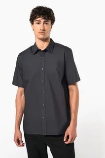 Kariban Men's short-sleeved cotton poplin shirt – foto 2