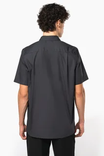 Kariban Men's short-sleeved cotton poplin shirt – foto 3