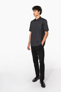 Kariban Men's short-sleeved cotton poplin shirt – foto 8