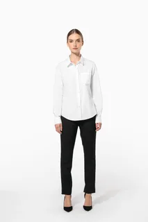 Kariban Ladies' long-sleeved cotton poplin shirt – foto 7