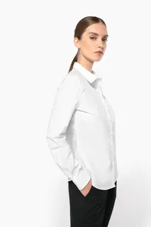 Kariban Ladies' long-sleeved cotton poplin shirt – foto 6