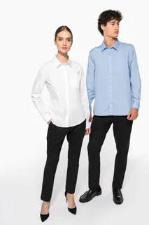 Kariban Ladies' long-sleeved cotton poplin shirt – foto 12