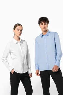 Kariban Ladies' long-sleeved cotton poplin shirt – foto 11