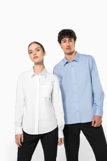 Kariban Ladies' long-sleeved cotton poplin shirt – foto 8