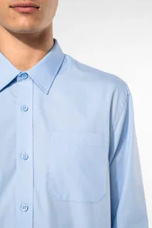 Kariban Men's long-sleeved cotton poplin shirt – foto 4