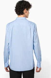 Kariban Men's long-sleeved cotton poplin shirt – foto 3