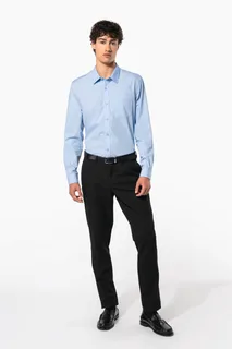 Kariban Men's long-sleeved cotton poplin shirt – foto 8