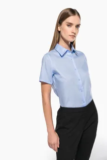 Kariban Dames non-iron blouse korte mouwen – foto 6