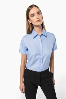 Kariban Dames non-iron blouse korte mouwen – foto 1