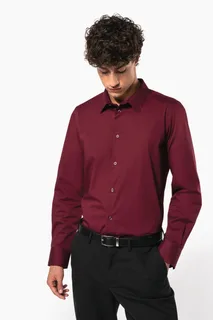 Kariban Heren stretch overhemd lange mouwen – foto 6