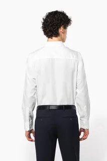 Kariban Getailleerd heren non-iron overhemd lange mouwen – foto 2