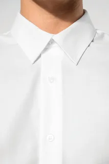 Kariban Getailleerd heren non-iron overhemd lange mouwen – foto 3