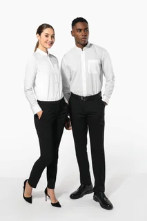 Kariban Ladies' long-sleeved mandarin collar shirt – foto 8