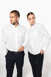 Kariban Ladies' long-sleeved mandarin collar shirt – foto 14