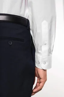 Kariban Men's long-sleeved mandarin collar shirt – foto 9