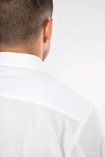 Kariban Men's long-sleeved mandarin collar shirt – foto 7