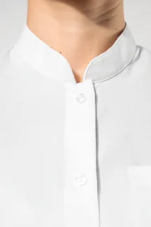 Kariban Ladies' long-sleeved mandarin collar shirt – foto 3