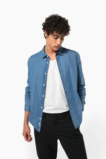 Kariban Herenoverhemd Denim – foto 13