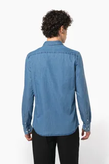 Kariban Herenoverhemd Denim – foto 2