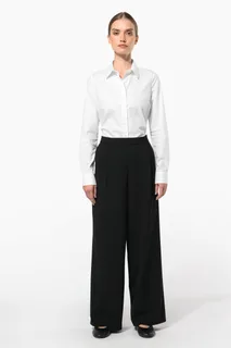 Kariban Ladies’ long-sleeved cotton poplin shirt – foto 7