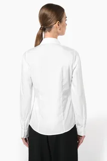 Kariban Ladies’ long-sleeved cotton poplin shirt – foto 2