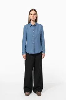 Kariban Damesblouse Denim – foto 8