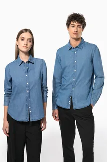 Kariban Damesblouse Denim – foto 10