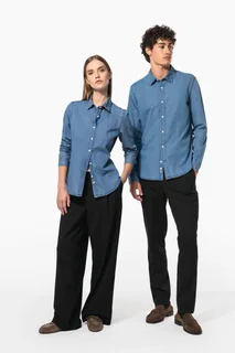 Kariban Damesblouse Denim – foto 13