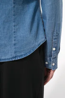 Kariban Damesblouse Denim – foto 7