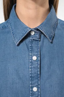 Kariban Damesblouse Denim – foto 5