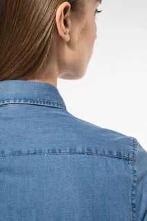 Kariban Damesblouse Denim – foto 6
