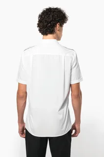Kariban Men's short-sleeved pilot shirt – foto 3