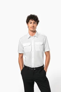 Kariban Men's short-sleeved pilot shirt – foto 2