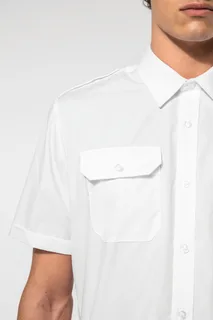 Kariban Men's short-sleeved pilot shirt – foto 4