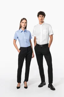 Kariban Dames non-iron blouse korte mouwen – foto 11