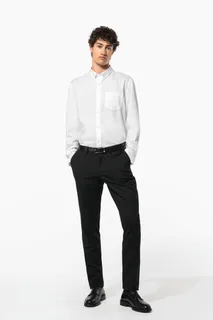 Kariban Heren non-iron overhemd lange mouwen – foto 6