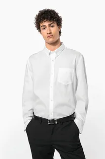 Kariban Heren non-iron overhemd lange mouwen – foto 1