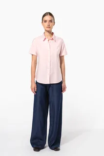 Kariban Ladies' short-sleeved Oxford shirt – foto 6