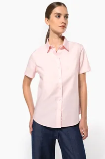 Kariban Ladies' short-sleeved Oxford shirt – foto 1
