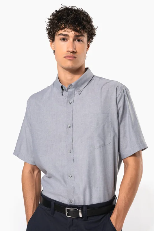 Kariban Men's short-sleeved Oxford shirt