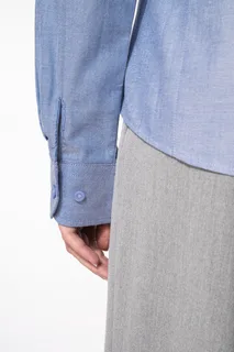 Kariban Dames Oxford blouse lange mouwen – foto 5