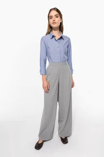 Kariban Dames Oxford blouse lange mouwen – foto 6