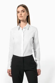 Kariban Dames non-iron blouse lange mouwen – foto 1