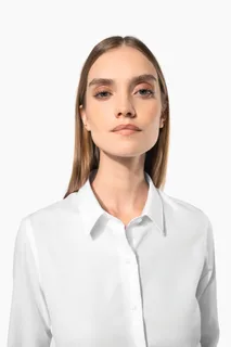 Kariban Dames non-iron blouse lange mouwen – foto 12