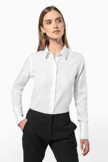Kariban Dames non-iron blouse lange mouwen – foto 5